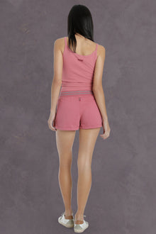 Women | Vintage Boxer Sweatshort | Guava