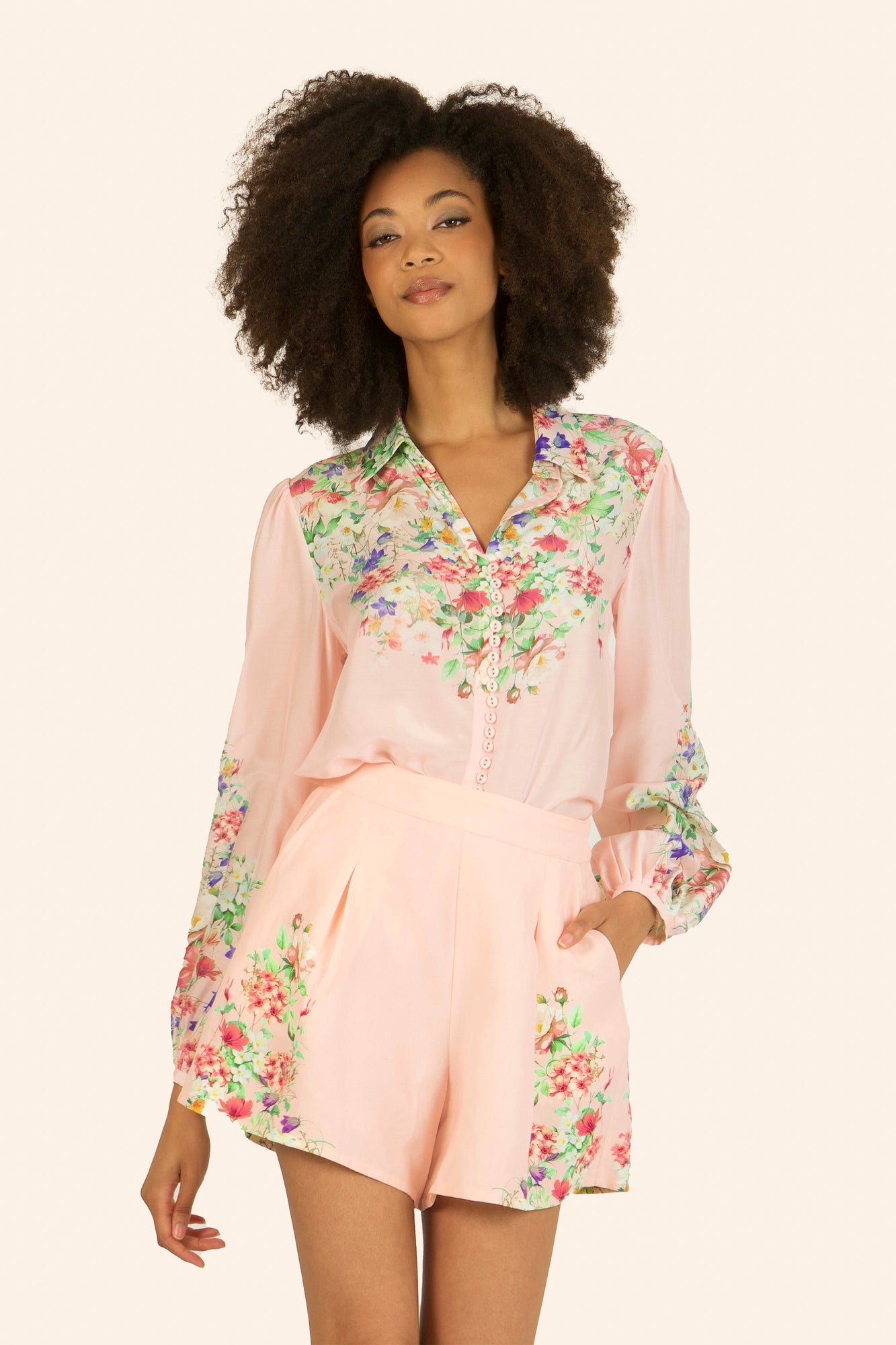 Rose Shorts | Romantic Floral