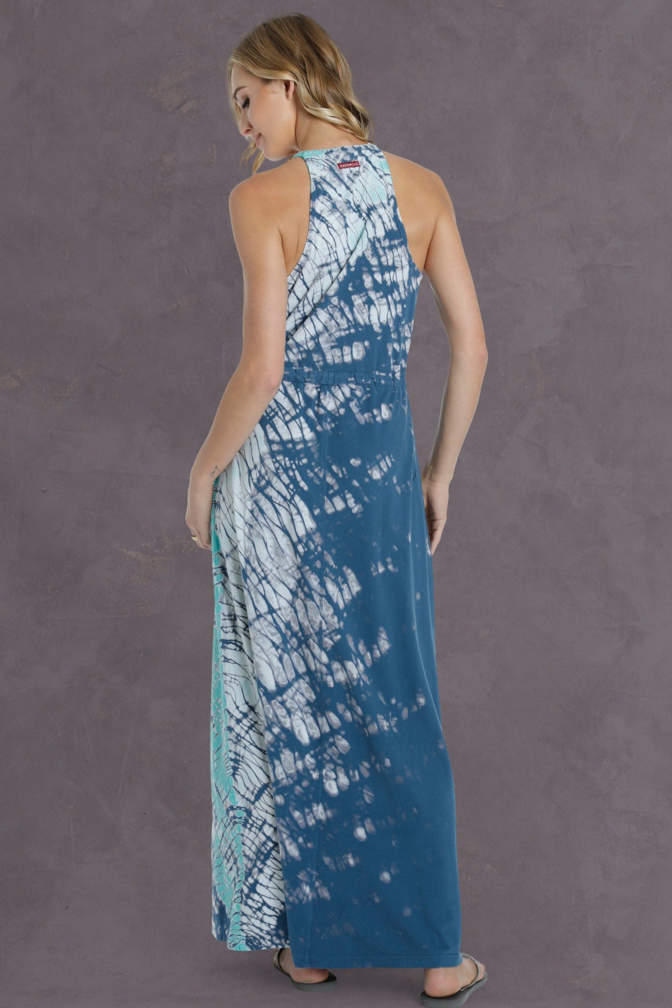 Women | Cross Front Maxi Dress | Diagonal Butterfly Wash 6
