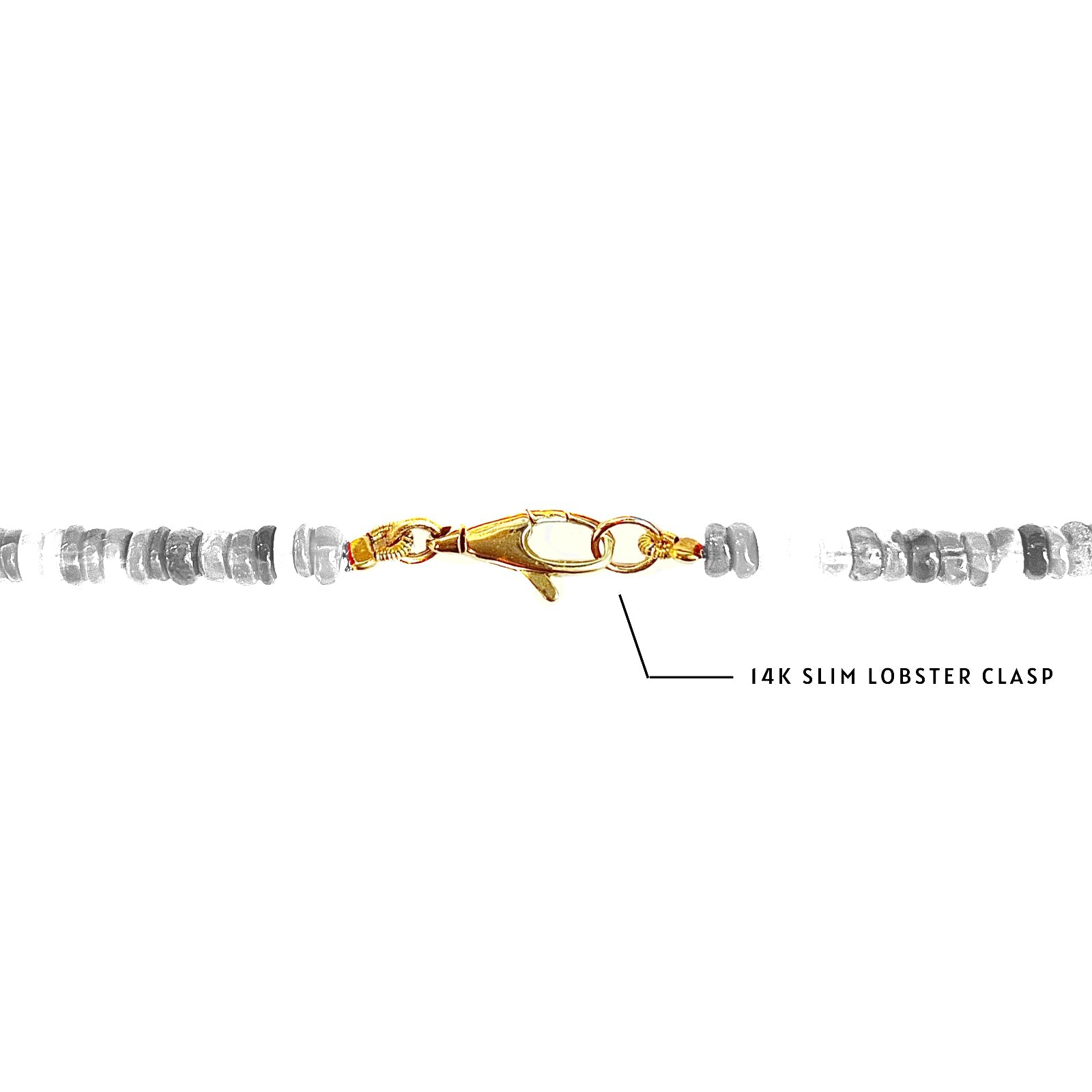 14K gold Slim Lobster Clasp
