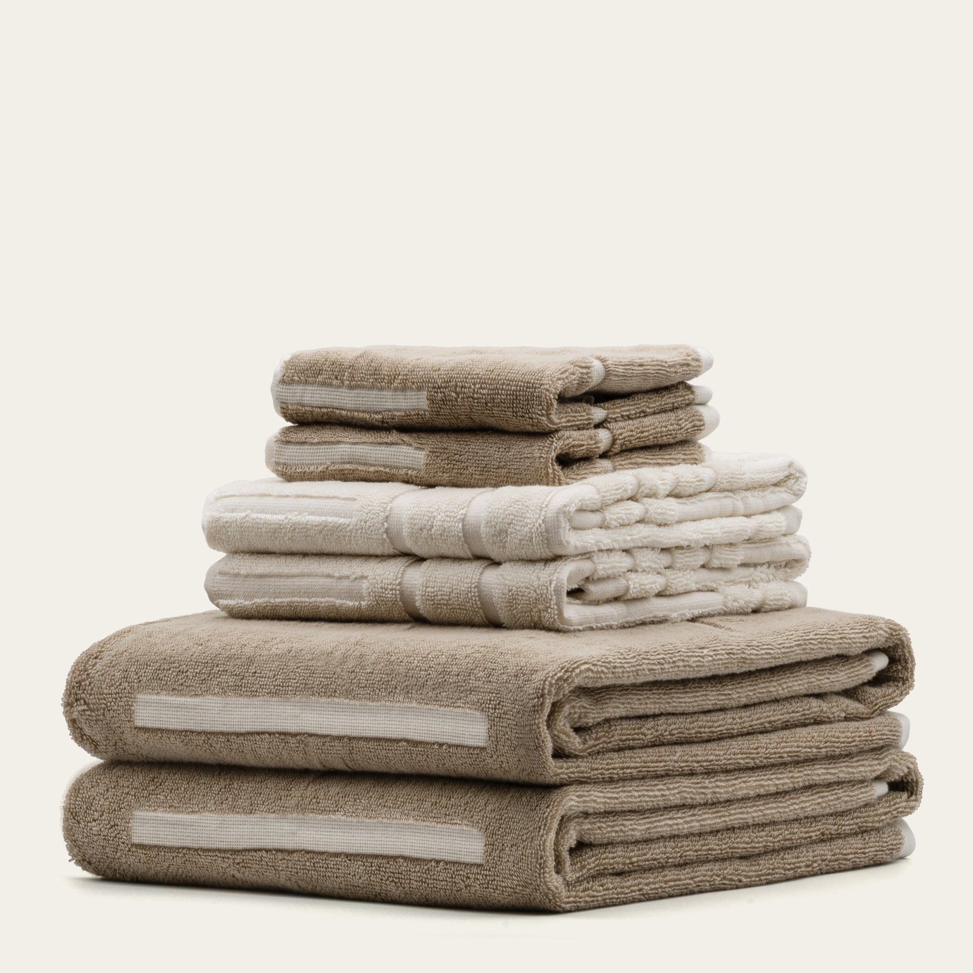 Sorrel Australian Cotton Towels | Tan/Ecru
