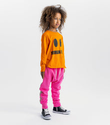 Girl | Mini Bolts Baggy Pants | Hot Pink