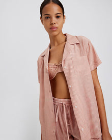 The Dahlia Top - Solid & Striped