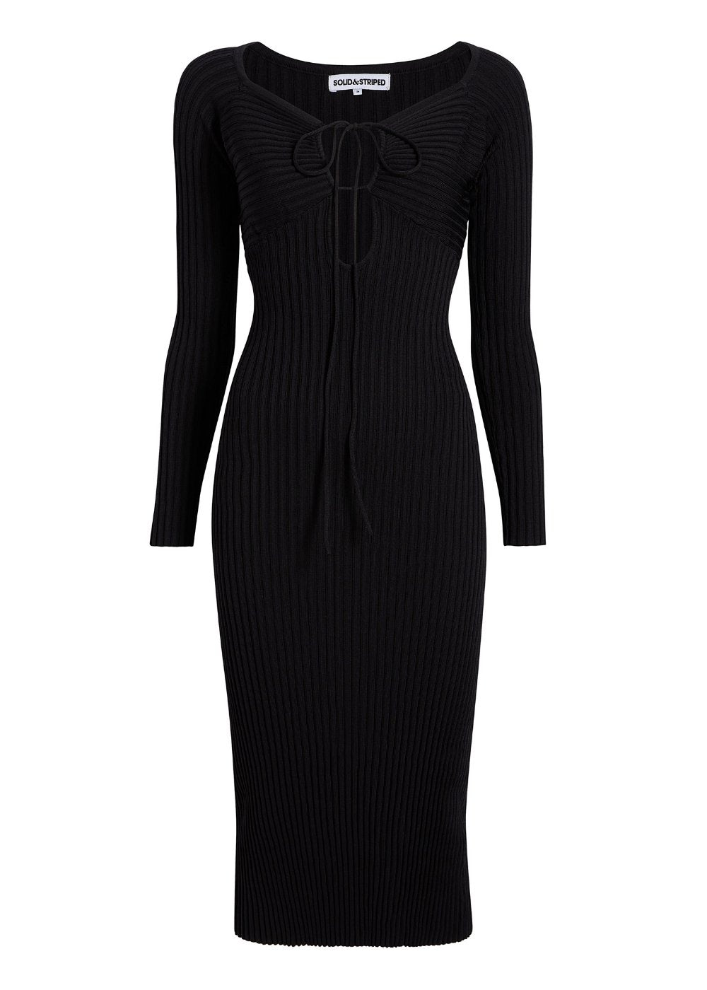 The Lisa Long Sleeve Dress - Solid & Striped