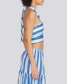 Womens | Naomi Top | Marina Blue Stripe