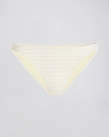 Womens | Odessa Bikini Bottom Jacquard | Ecru