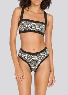 The Scottie Bikini Top - Solid & Striped