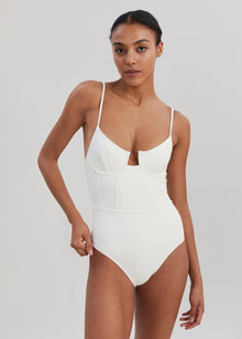 The Veronica One Piece - Solid & Striped