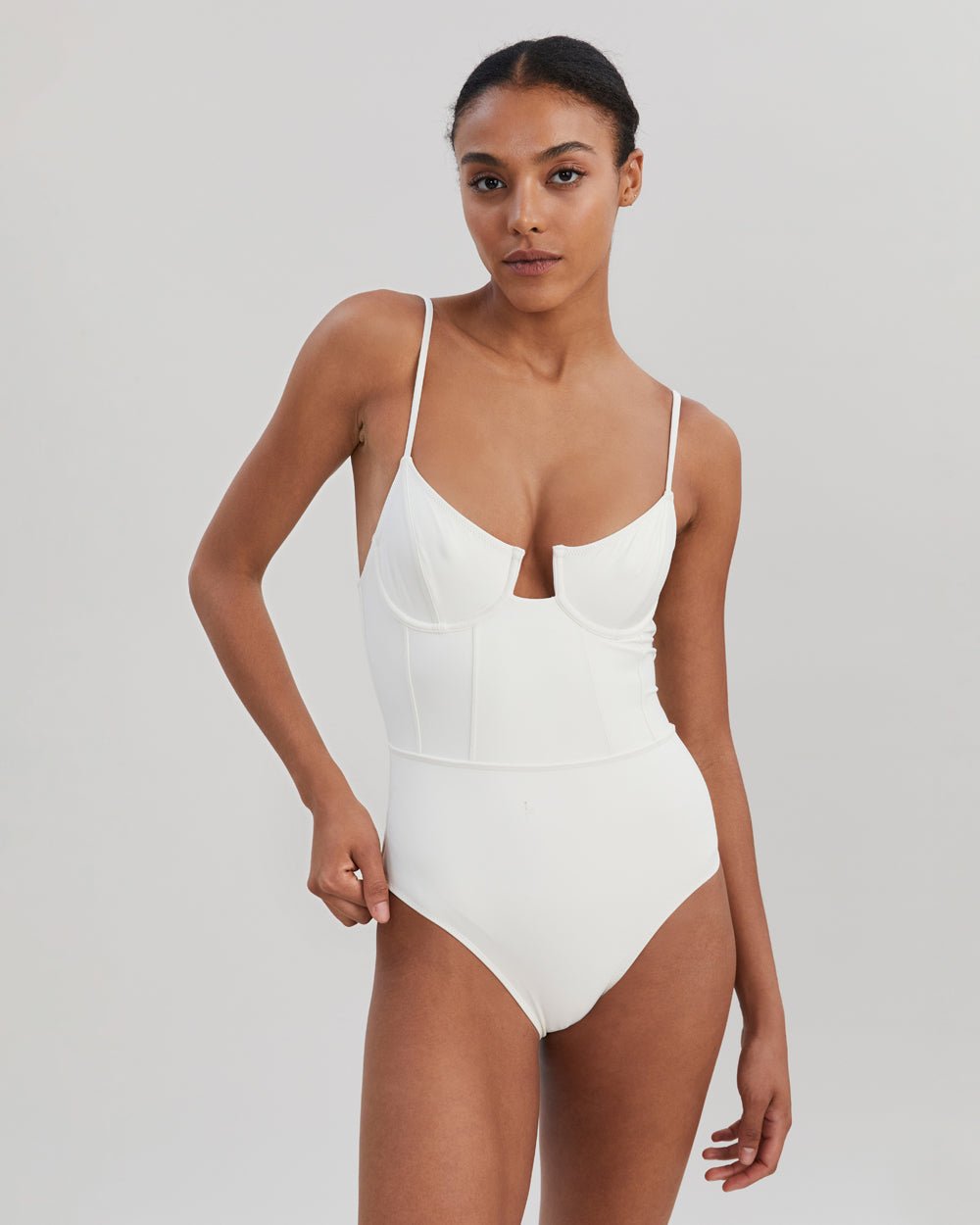 The Veronica One Piece - Solid & Striped