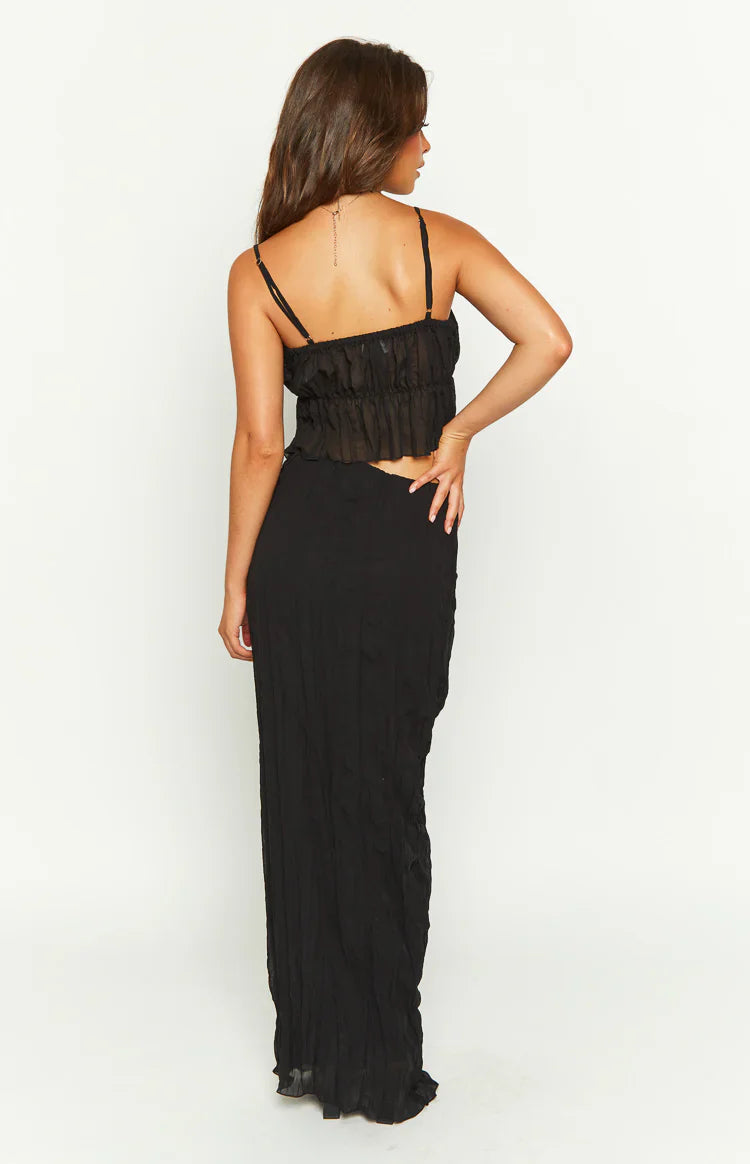 The Moment Maxi Skirt | Black