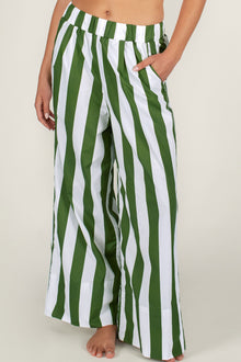 Triana Pant | Verdant Stripe