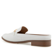 Erik Tailored Mule | Bright White Faux Calf
