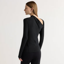 Marije | Veronica Ruched Long-Sleeve Tee in Size Small