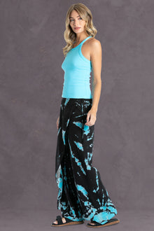 Women | Drift Wrap Voile Pant | Acid Spiral Wash 1
