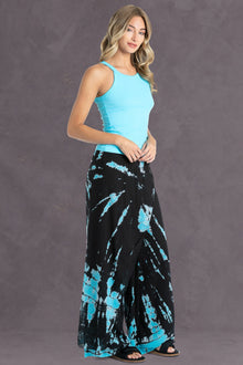 Women | Drift Wrap Voile Pant | Acid Spiral Wash 1