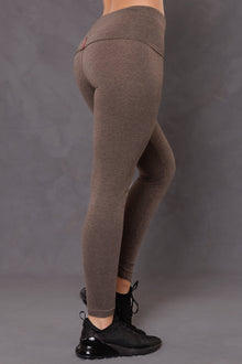 Women | Contour Rolldown Ankle Legging | Charcoal/Woodsmoke