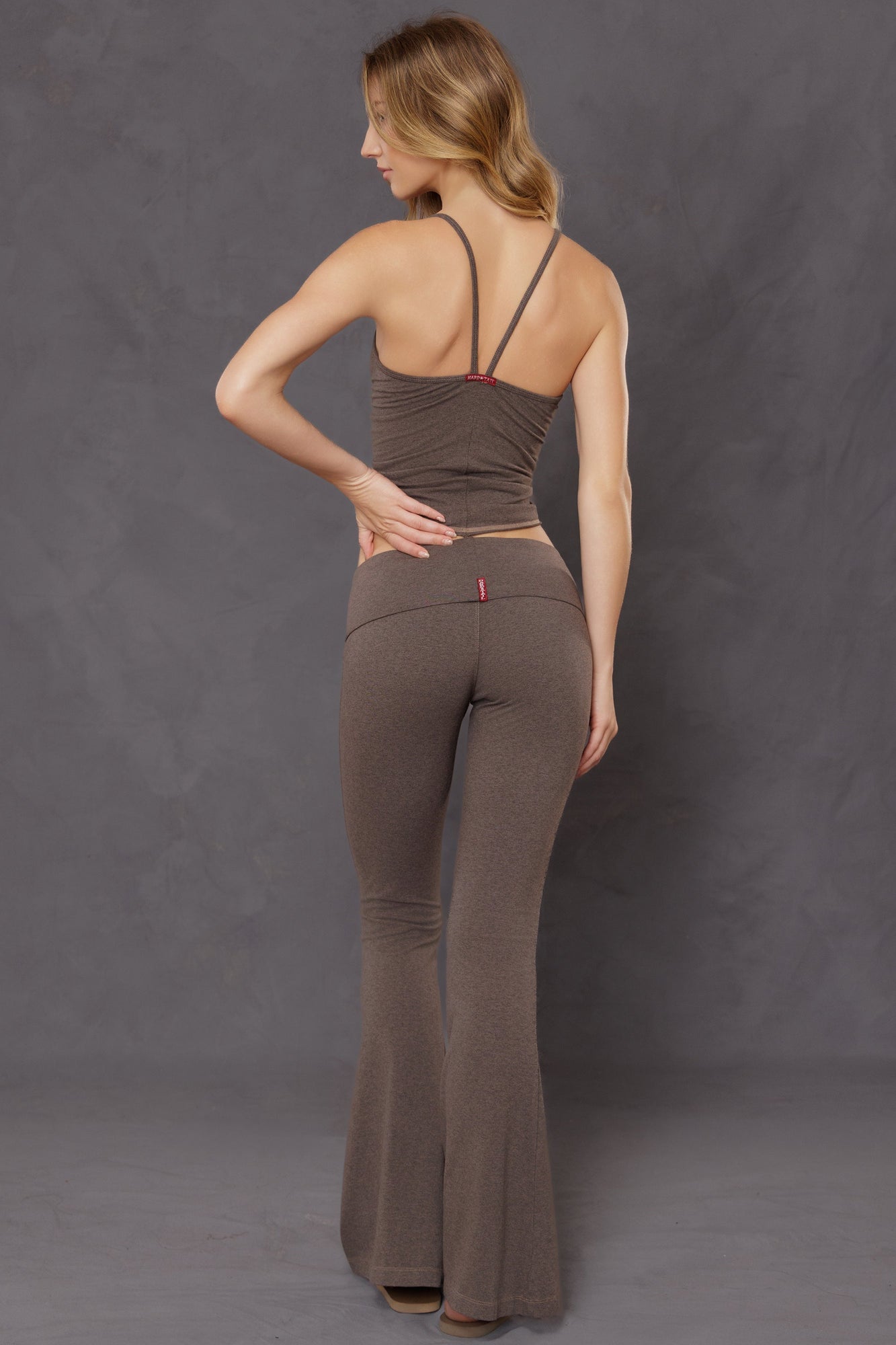 Women | Contour Rolldown Super Bell Pant | Charcoal/Woodsmoke