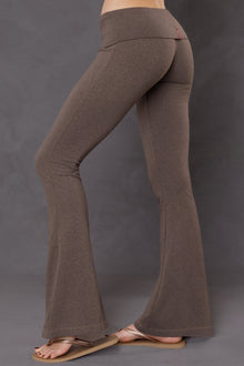 Women | Contour Rolldown Super Bell Pant | Charcoal/Woodsmoke