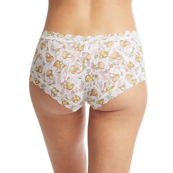 Signature Lace Boyshort | Forever Gold