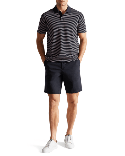 Men | Chino Short | Navy Red White