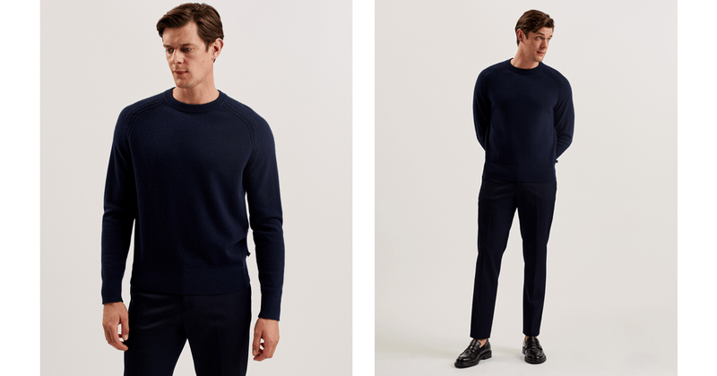Men | Glant T Crew Neck | Navy