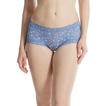 Cross-Dyed Boyshort | Stonewash Blue/Serenity Blue