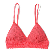 Animal Lace Padded Bralette | Wild Card (Red)