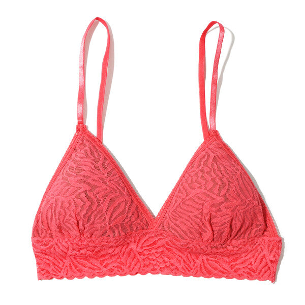 Animal Lace Padded Bralette | Wild Card (Red)