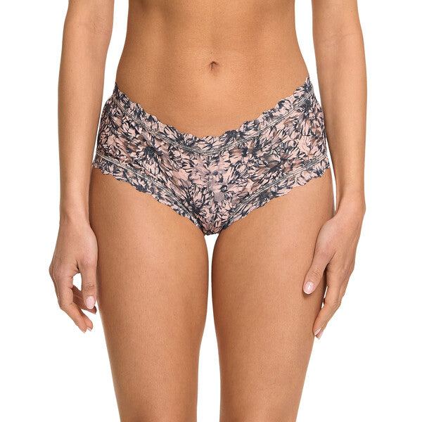 Signature Lace Boyshort | Outline (Neutral)