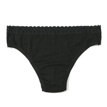 Low Rise Thong | Black