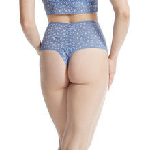 Cross-Dyed Retro Thong | Stonewash Blue/Serenity Blue