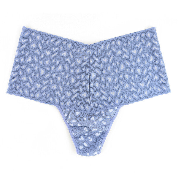 Cross-Dyed Retro Thong | Stonewash Blue/Serenity Blue