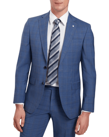 Men | Classic Wool Suit Jacket | Dark Blue (V2)