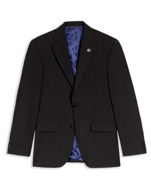 Men | Classic Wool Suit Jacket | Black