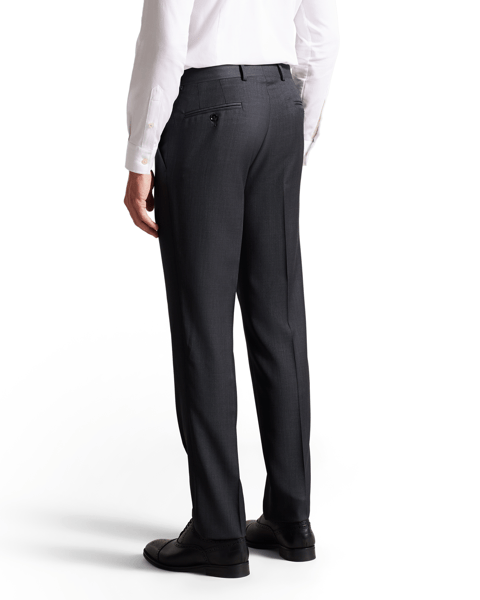 Men | Classic Wool Suit Trouser | Charcoal