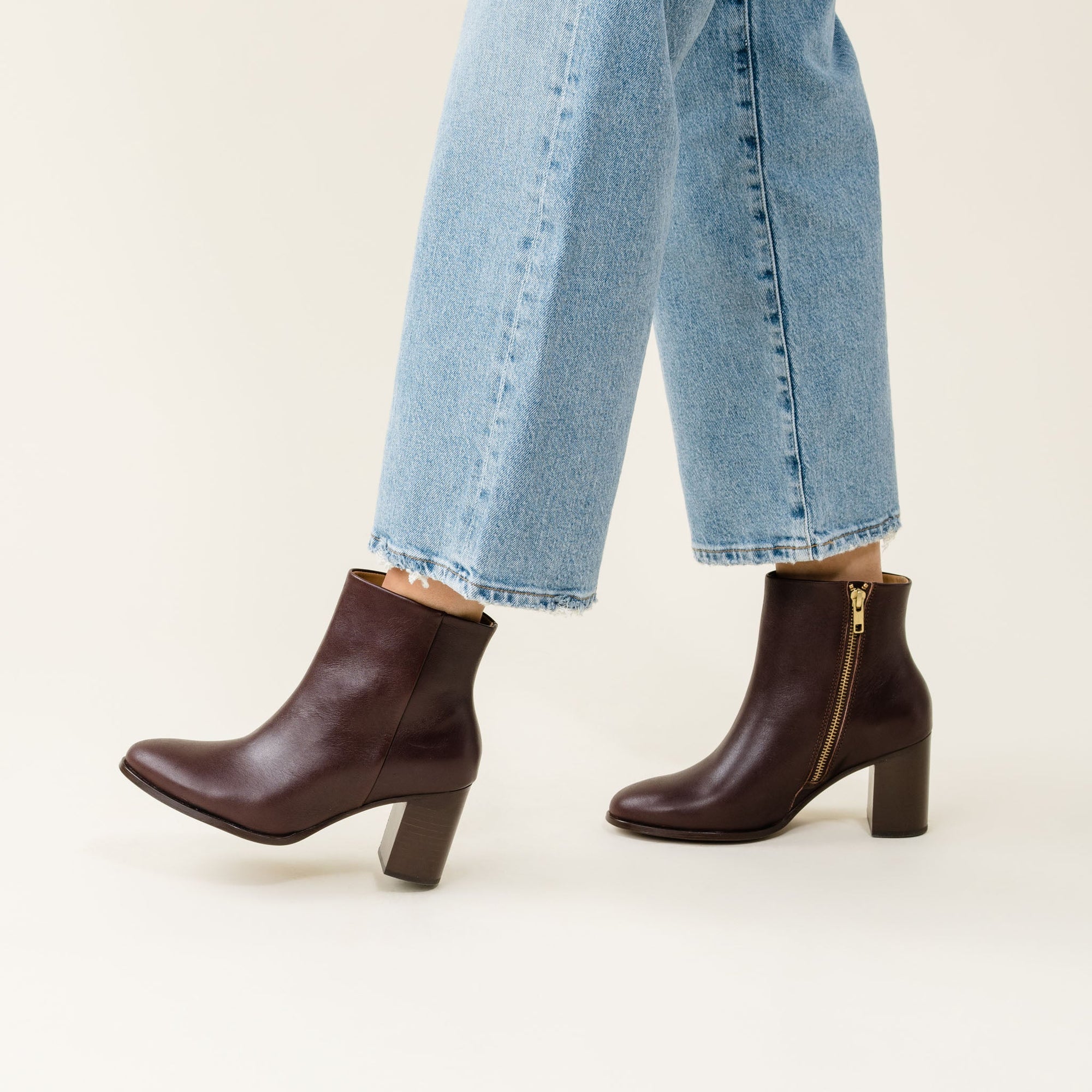 Womens | Lia Heeled Bootie | Wine