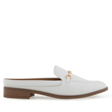 Erik Tailored Mule | Bright White Faux Calf